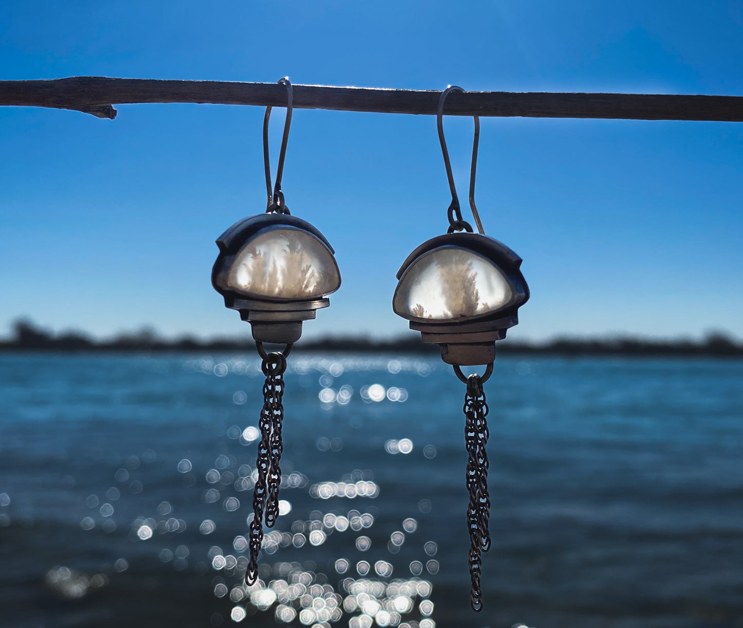 In the Clouds Fringe Earrings
