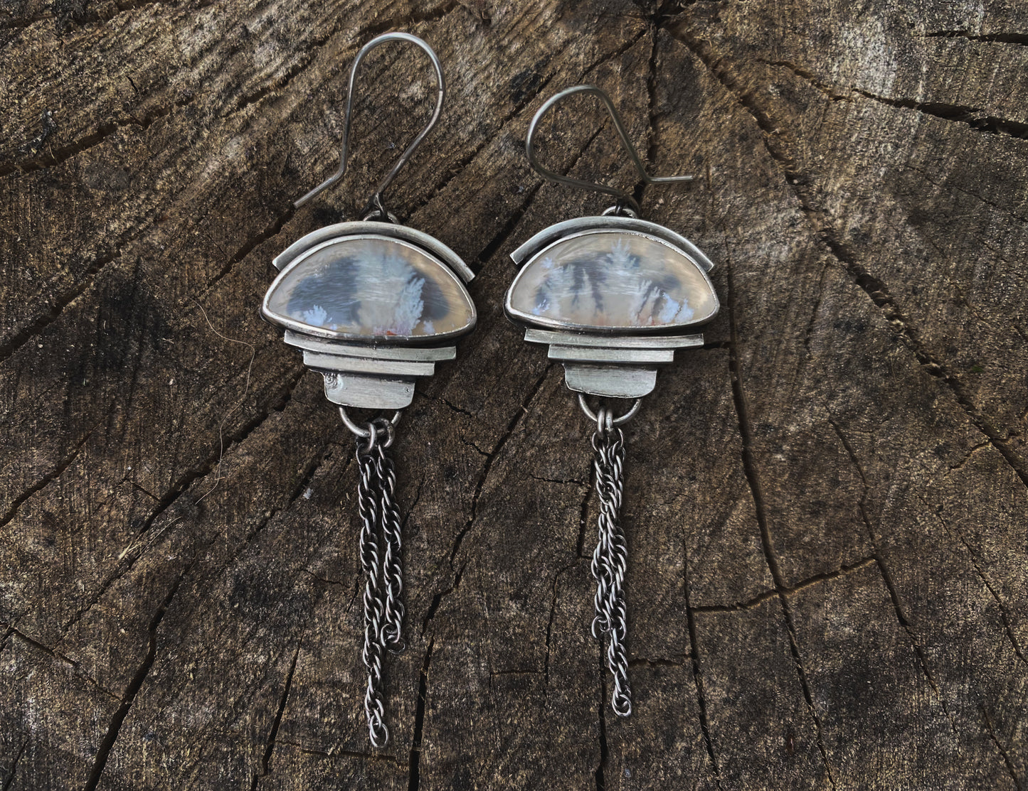 In the Clouds Fringe Earrings