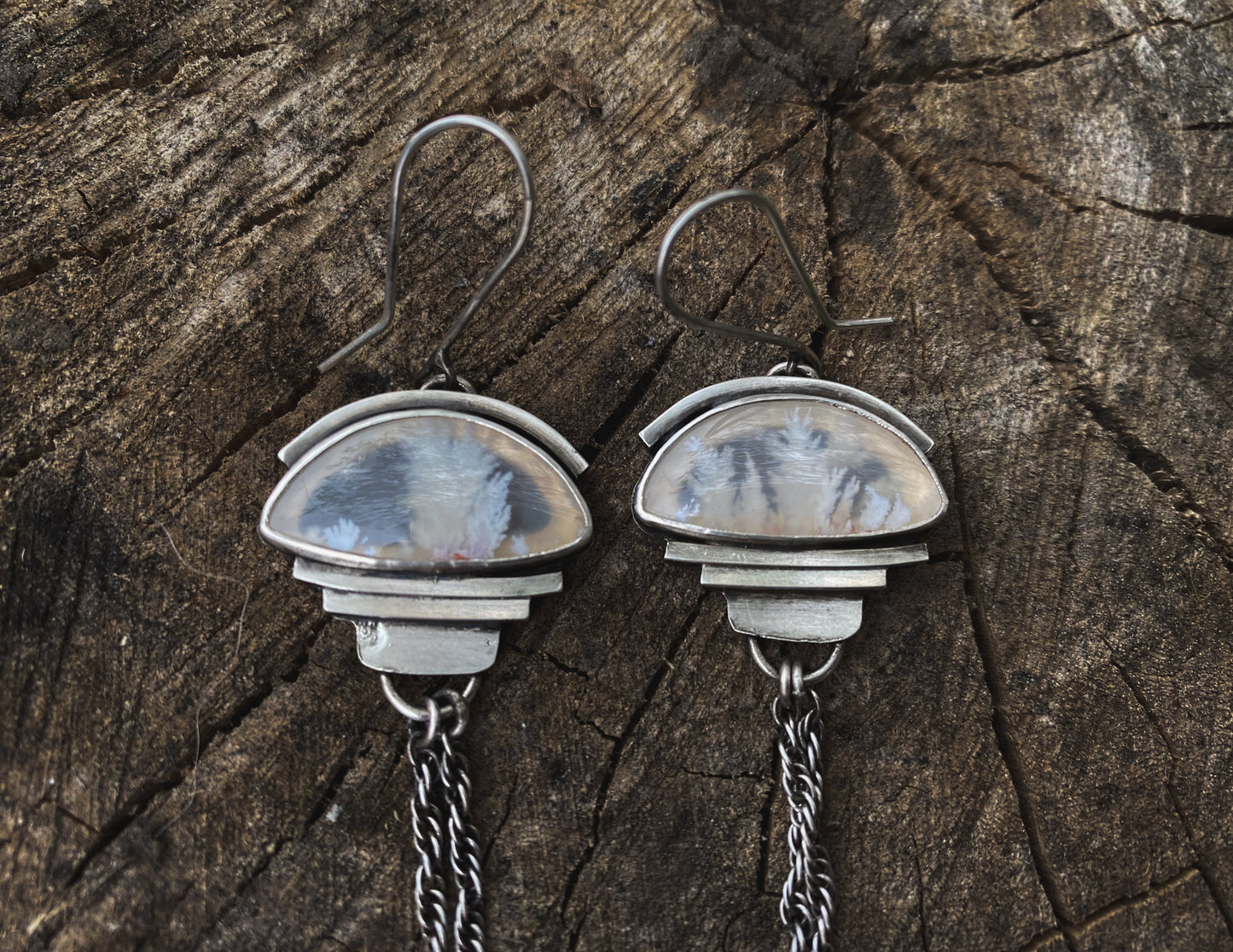 In the Clouds Fringe Earrings