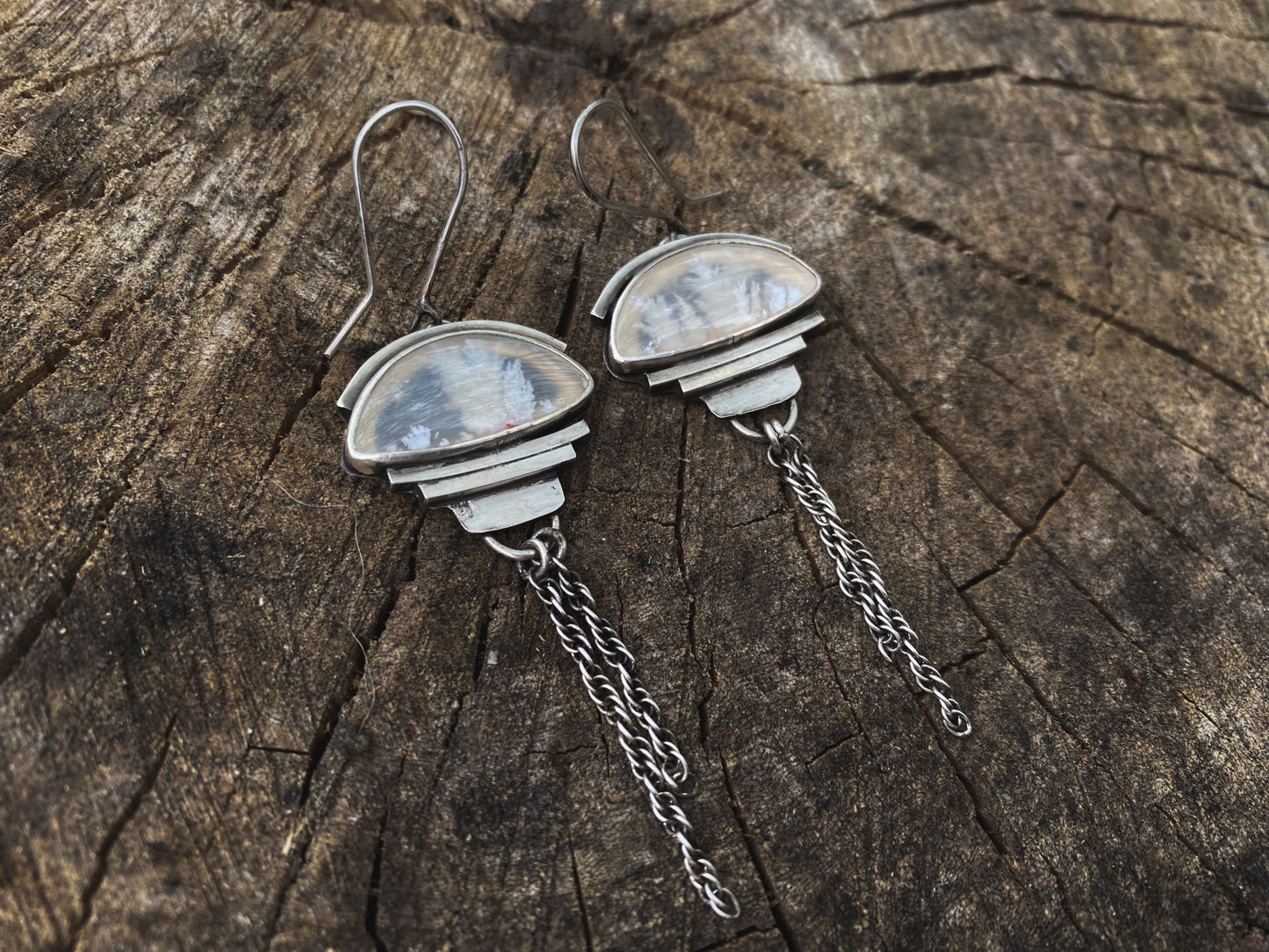 In the Clouds Fringe Earrings