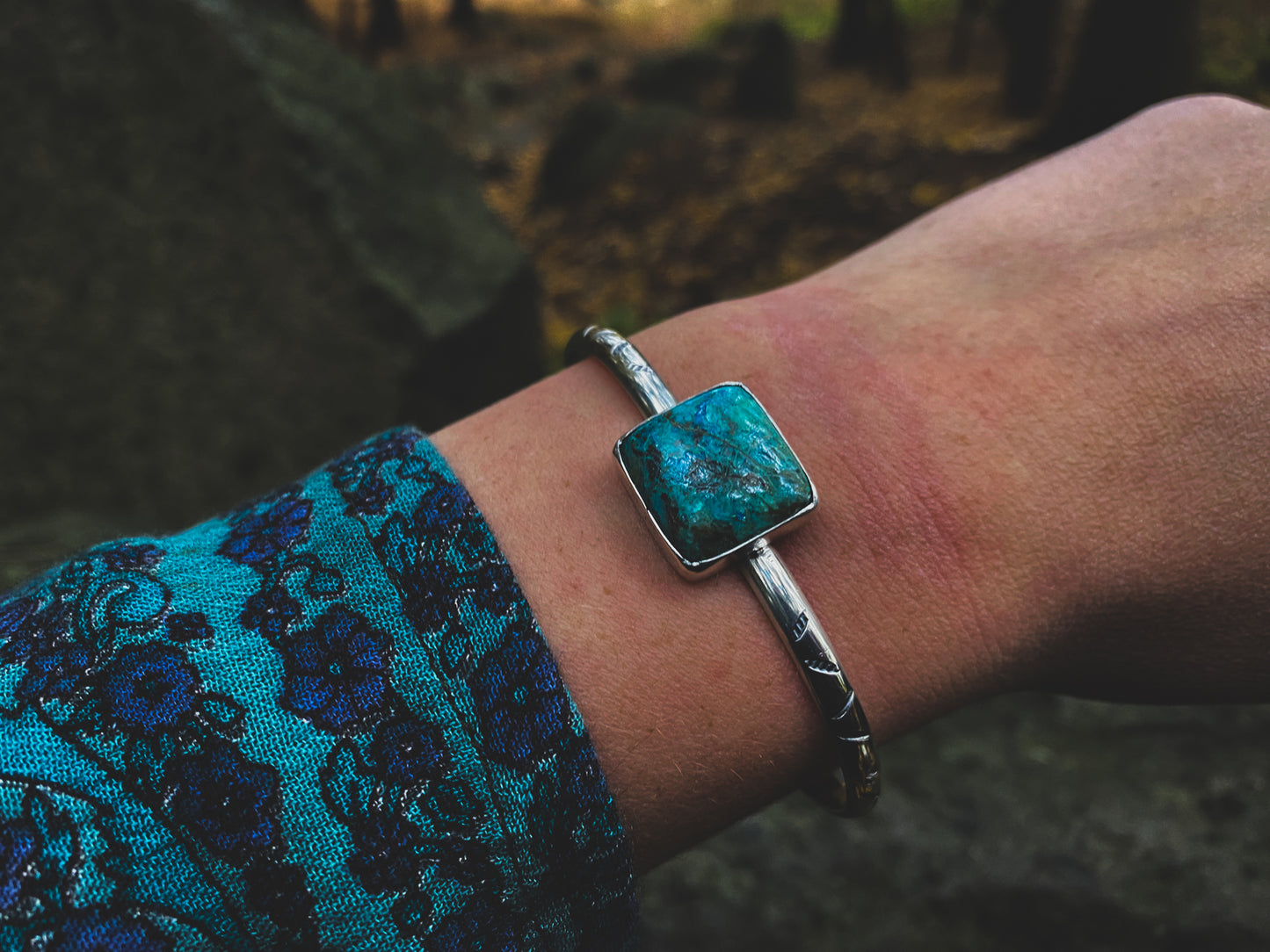 Chrysocolla Cuff