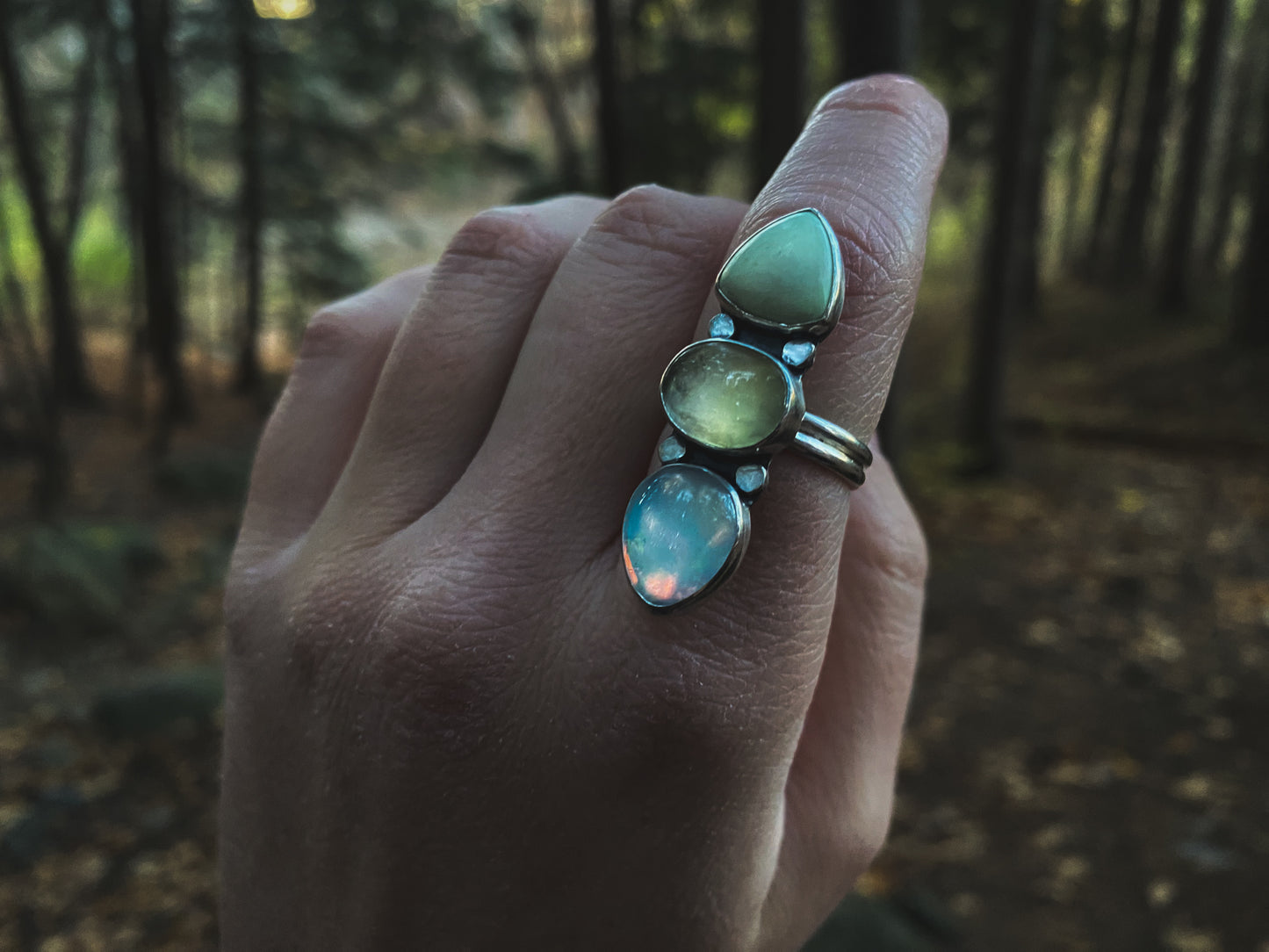 Triple Goddess Ring Size 8.5