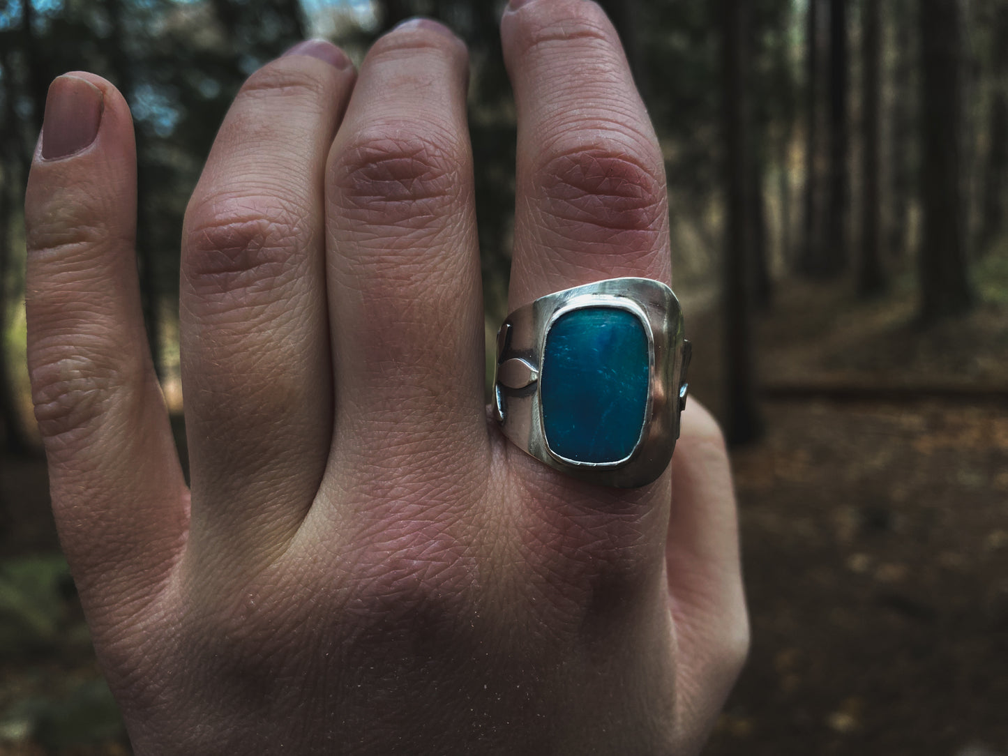 Walnut Wrap Ring Size 10.25
