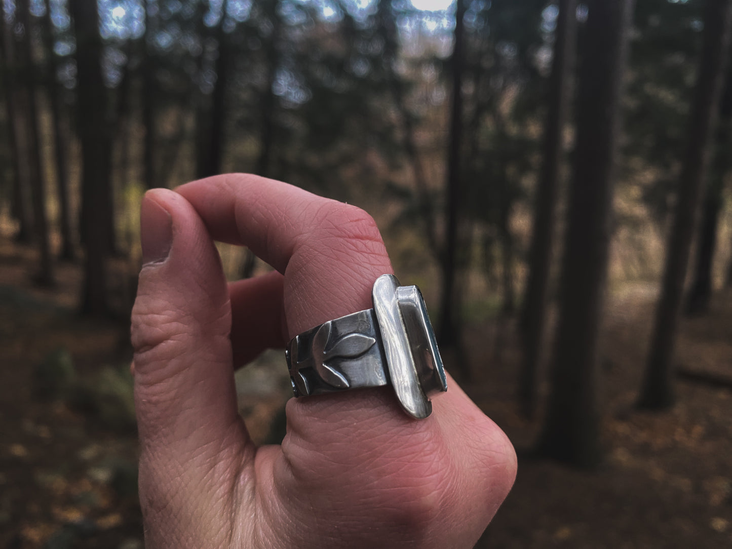 Walnut Wrap Ring Size 10.25