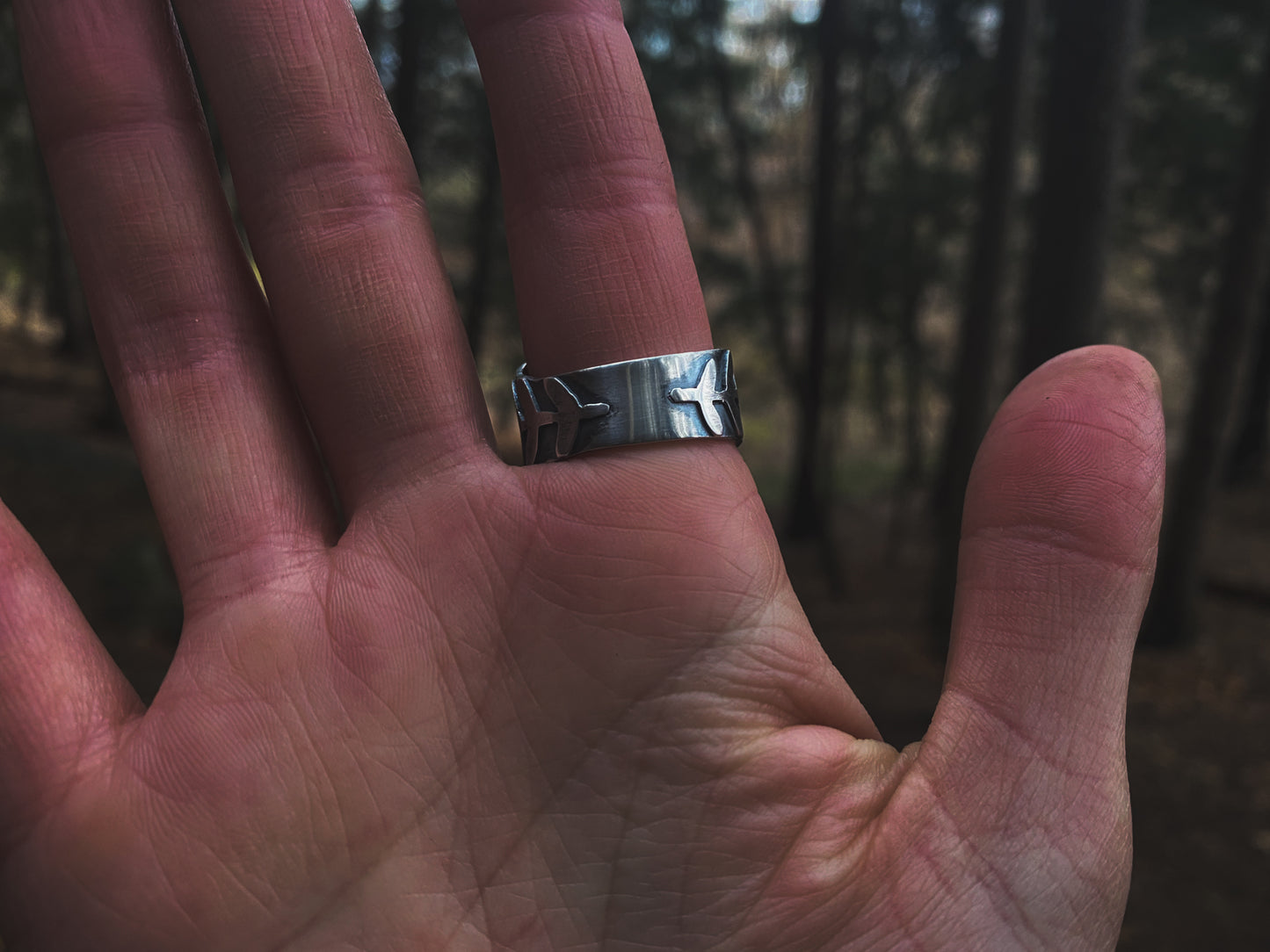 Walnut Wrap Ring Size 10.25