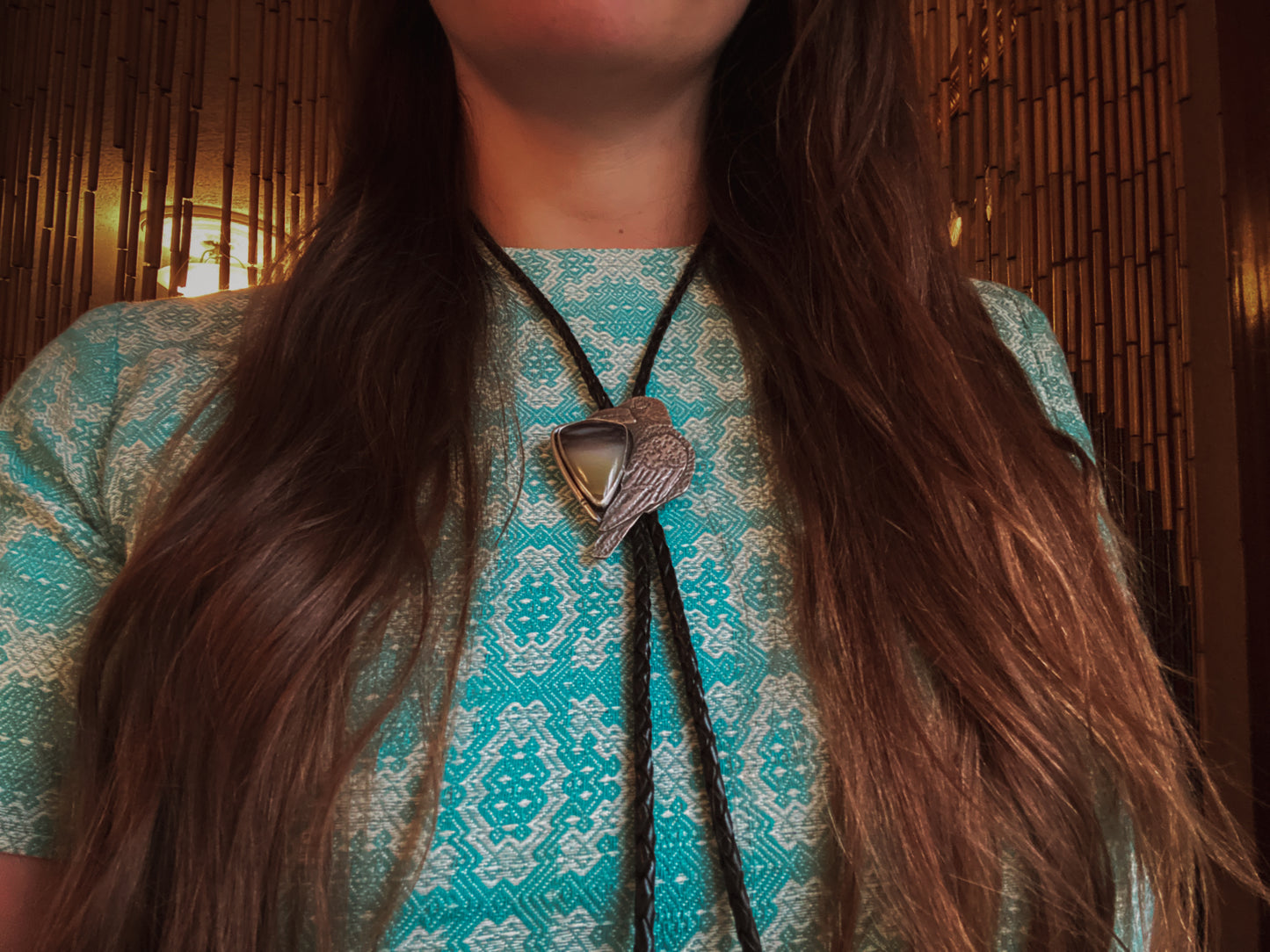 Raven Bolo Tie