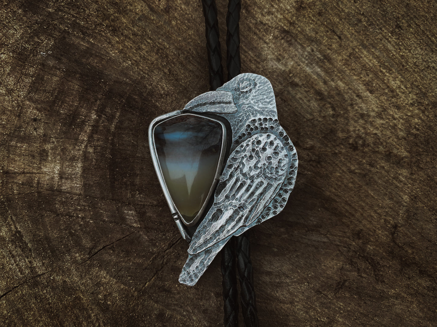 Raven Bolo Tie