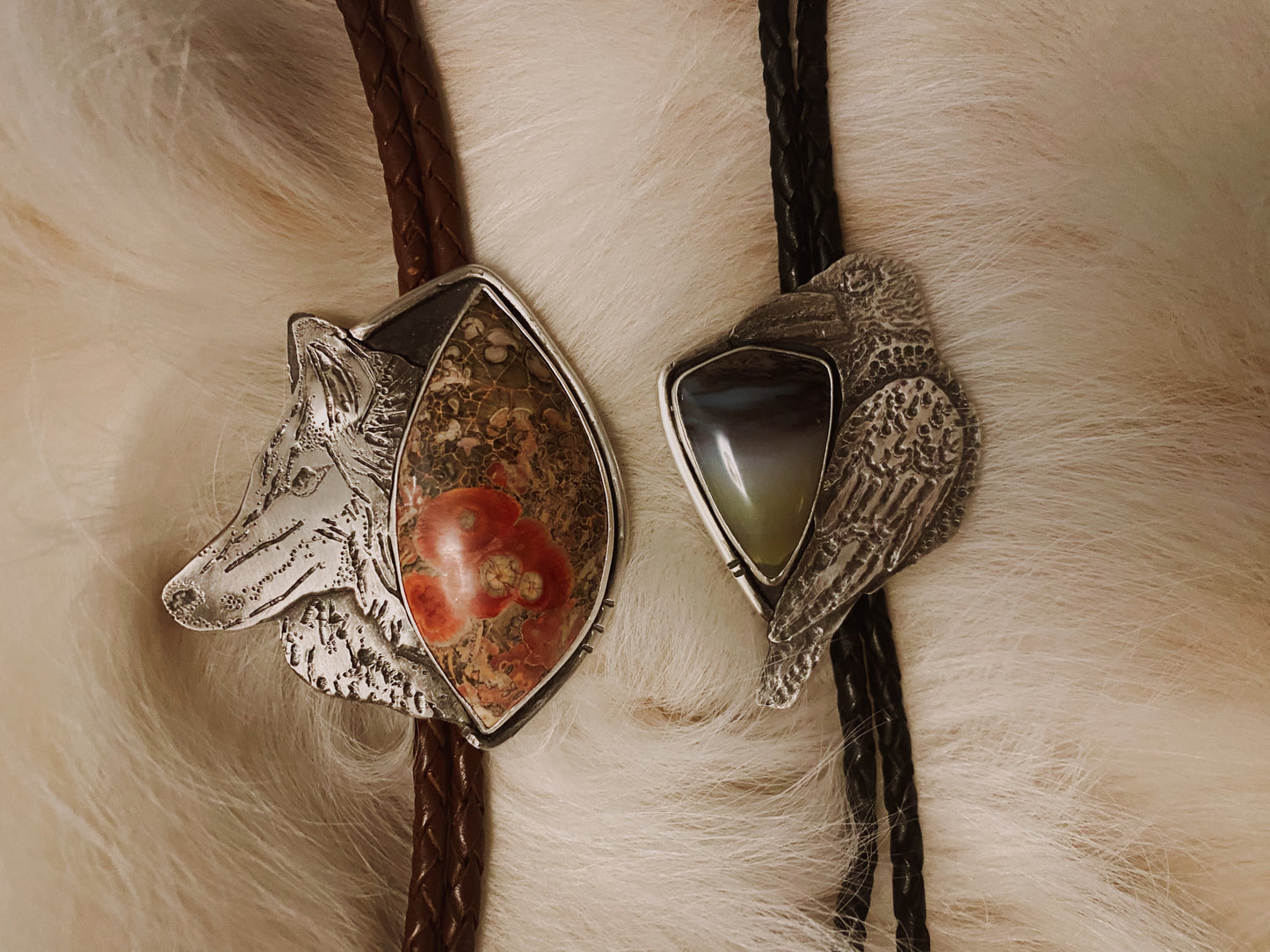 Raven Bolo Tie